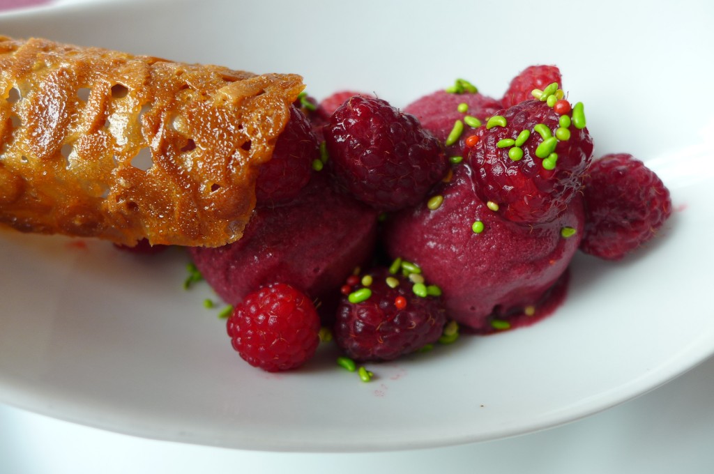 Sorbet au vin épicé © GP