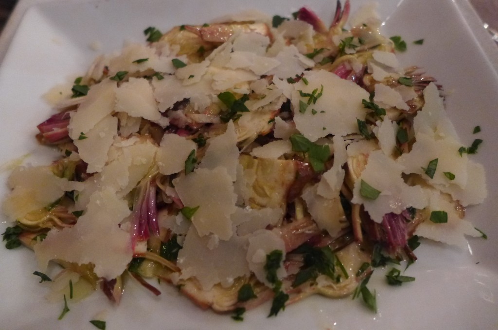 Artichauts et parmesan © GP