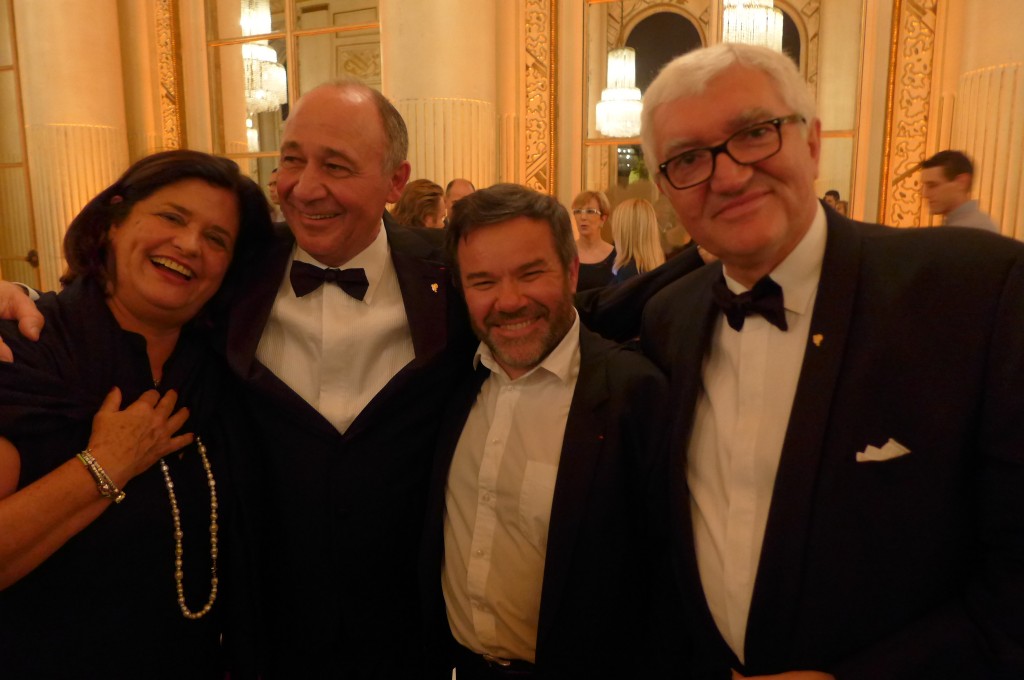 Françoise Bocuse-Bernachon, Marc Haeberlin, Michel Troisgros, Antonio Santini © GP