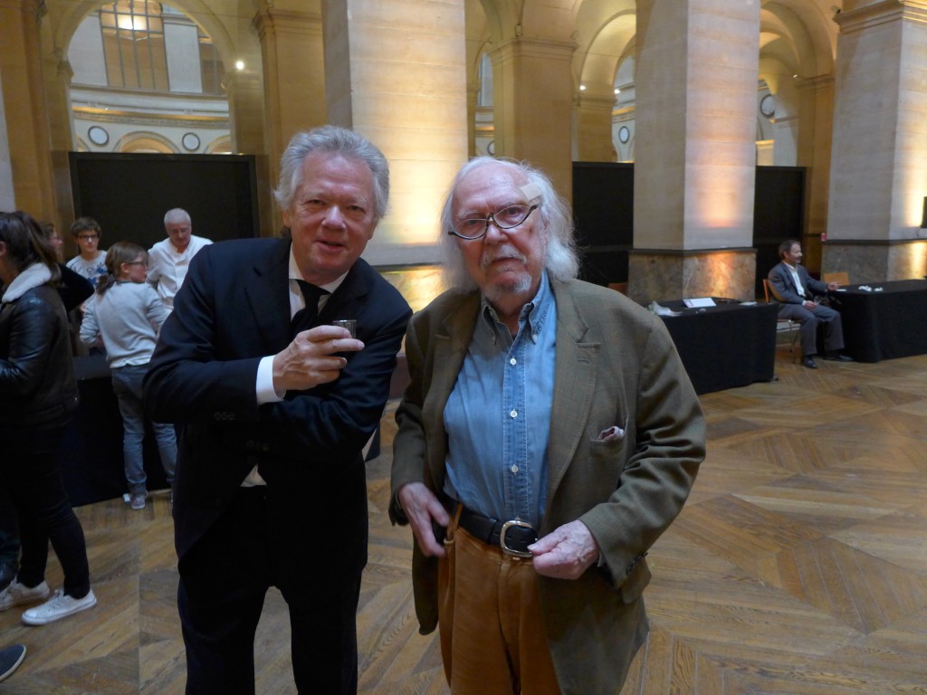 Avec Alain Rey des dictionnaires Robert © GP