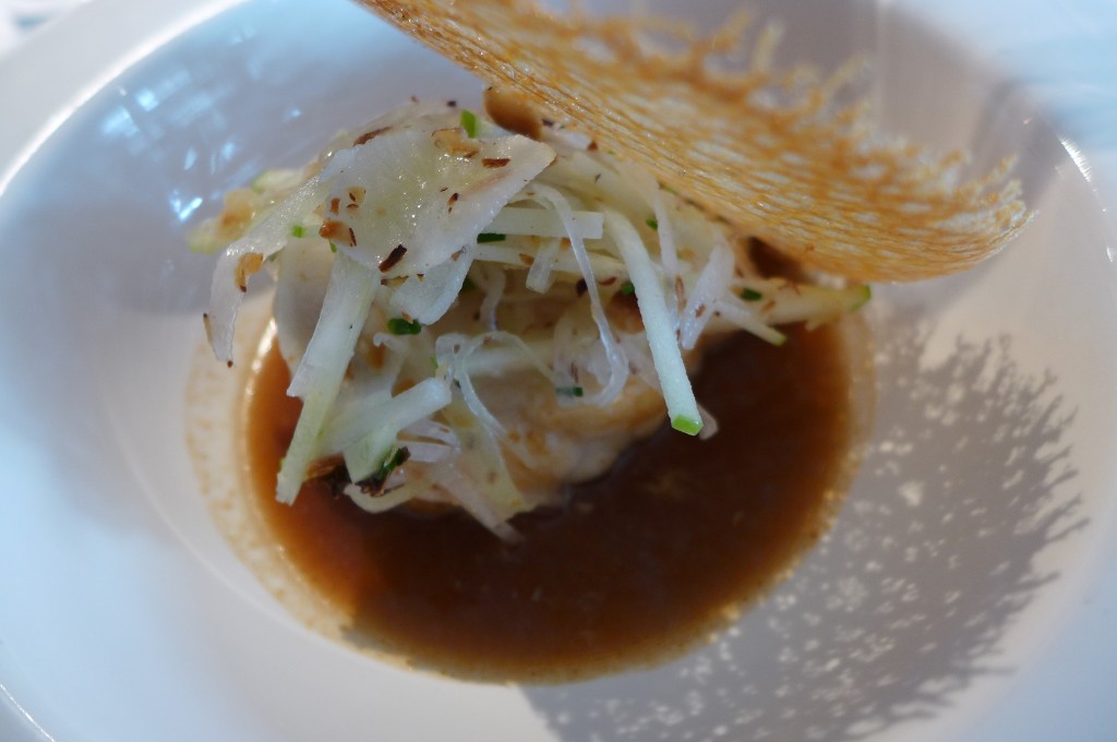 Lotte et yuzu, bouillon améircaine © GP