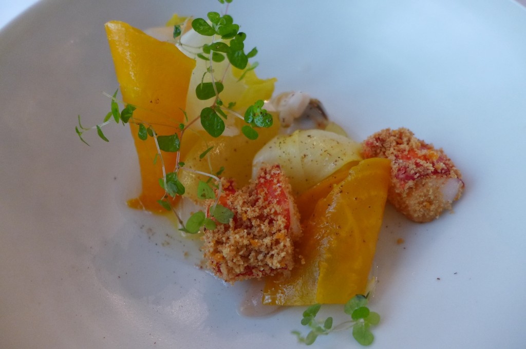 Homard en chapelure de poutargue © GP