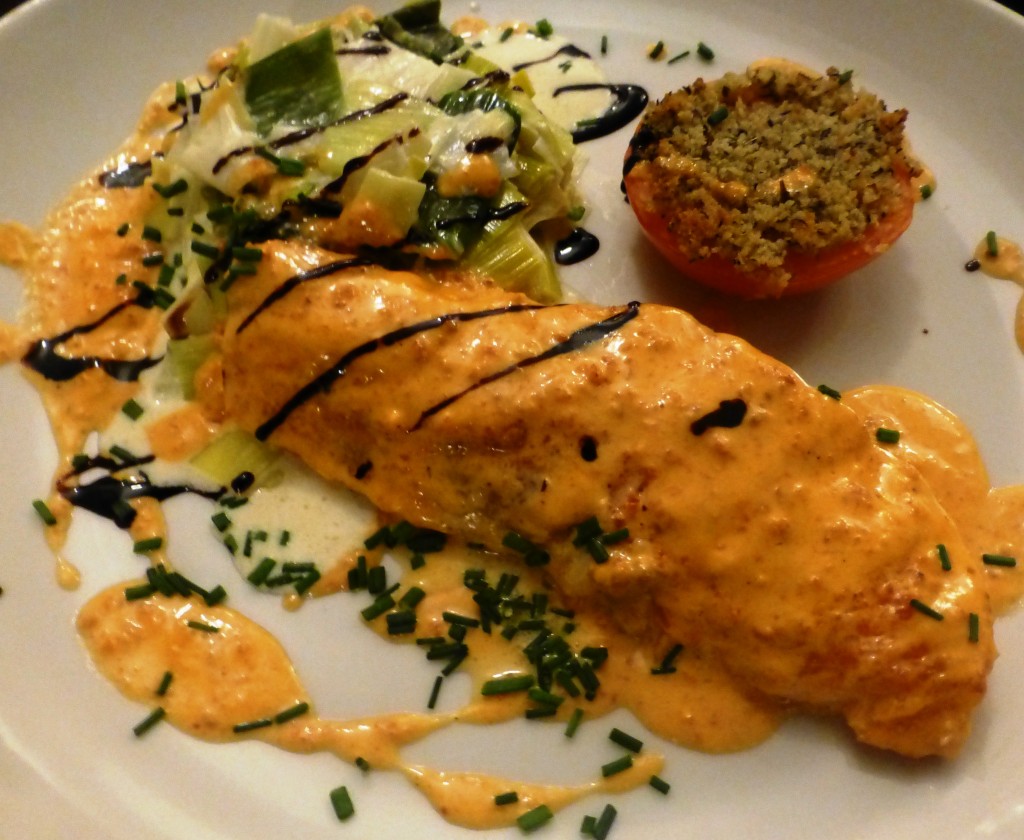 Saumon au chorizo © SK
