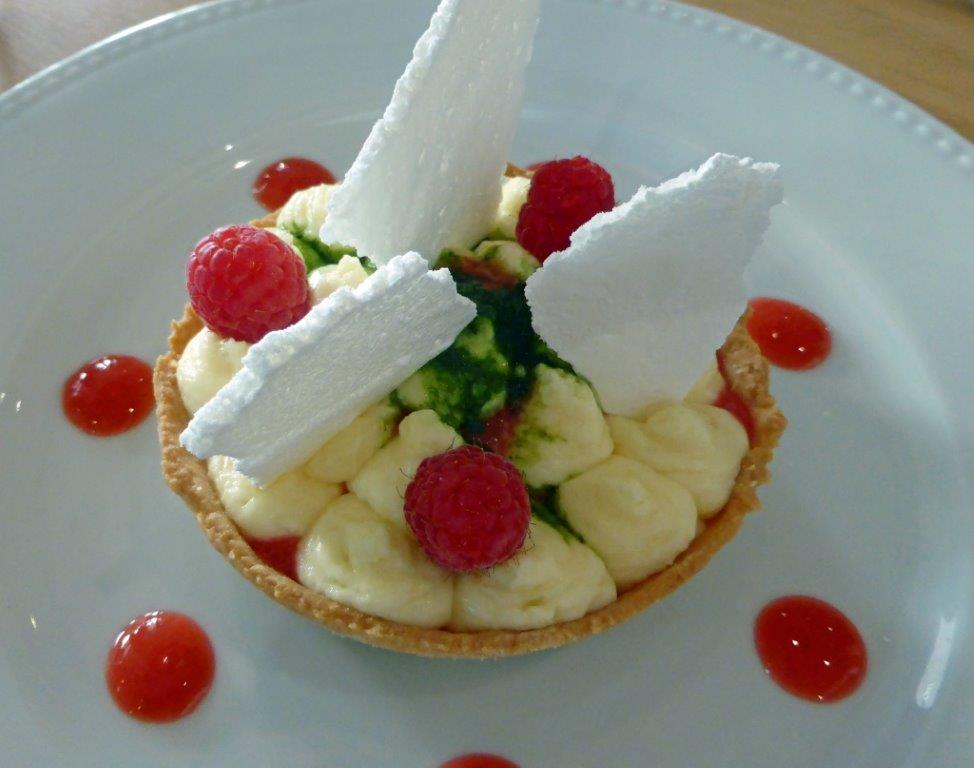 Tarte citron framboises © AA
