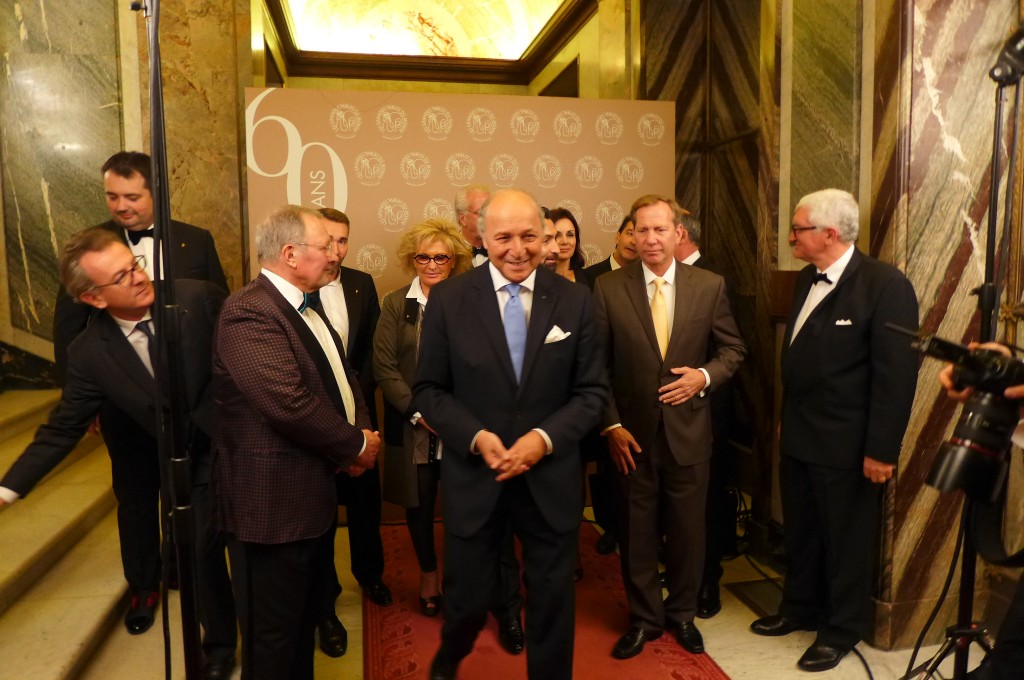 Laurent Fabius au dîner des Grandes Tables du Monde © GP