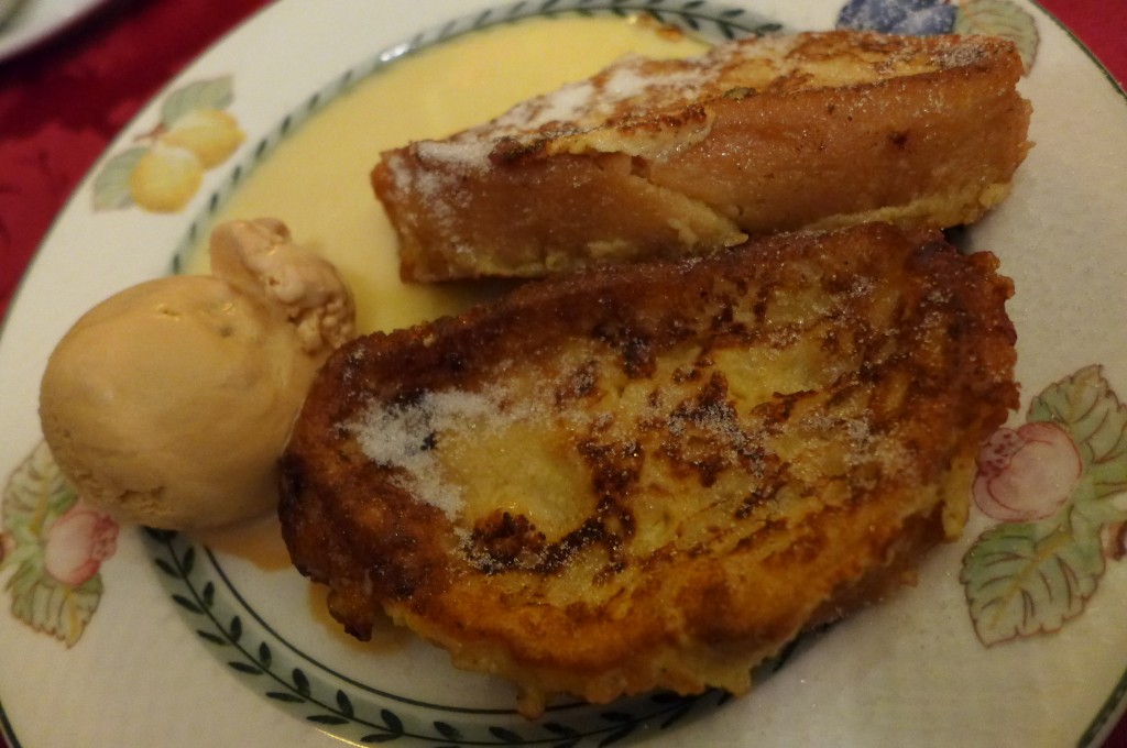 Pain perdu glace caramel © GP