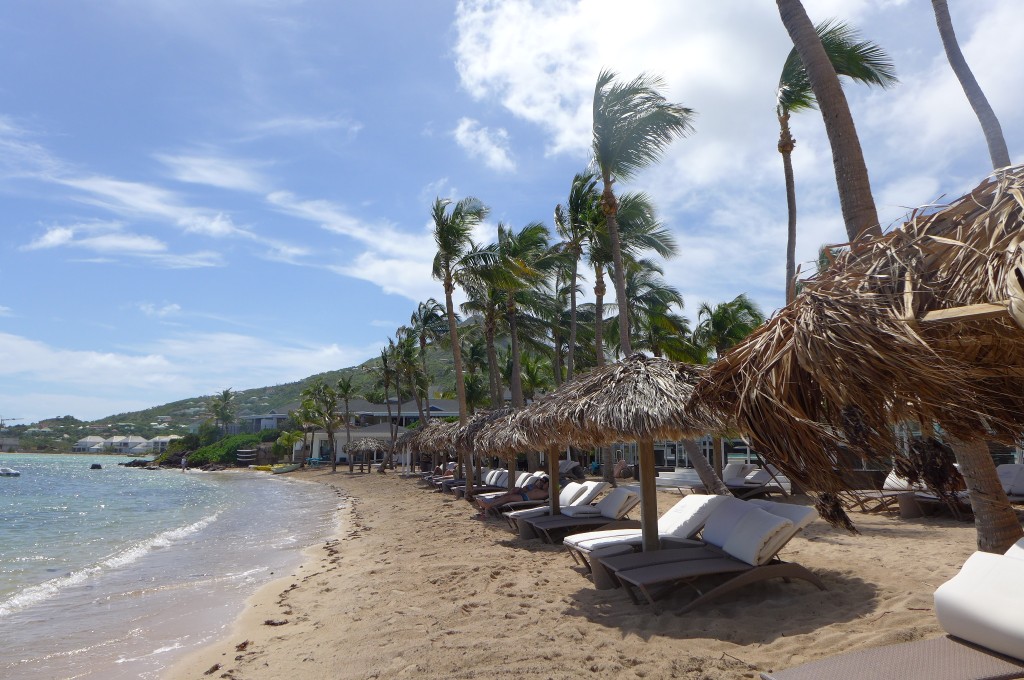 La plage du Guanahani © GP