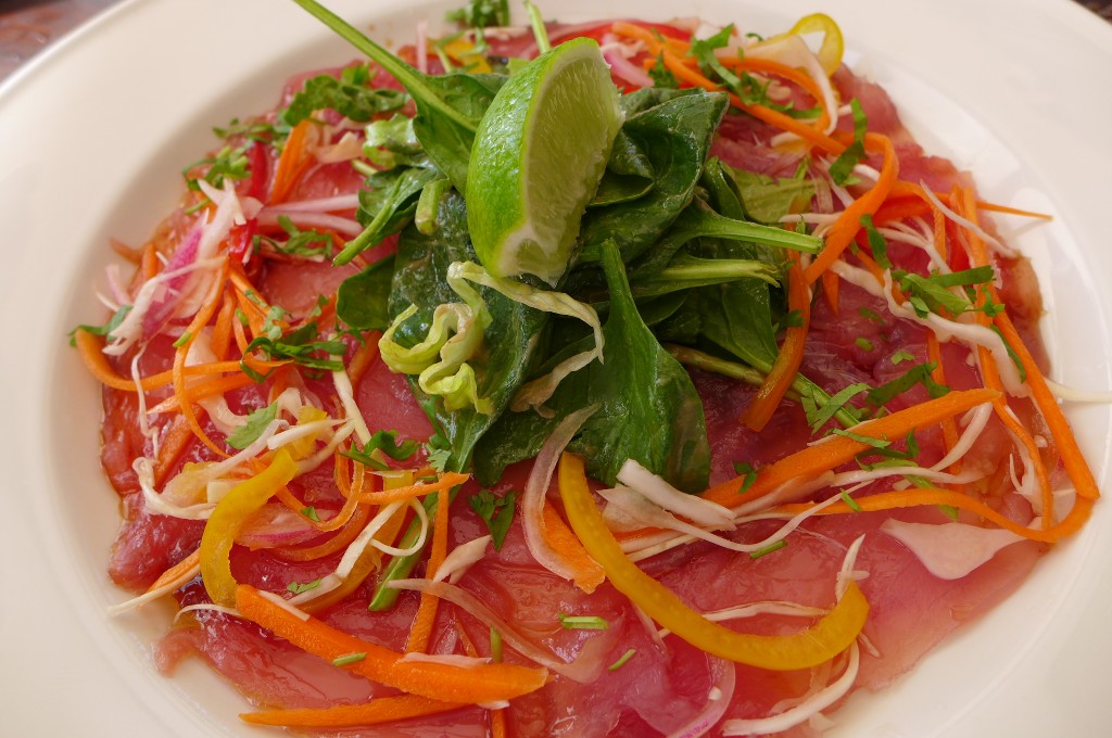 Carpaccio de thon © GP