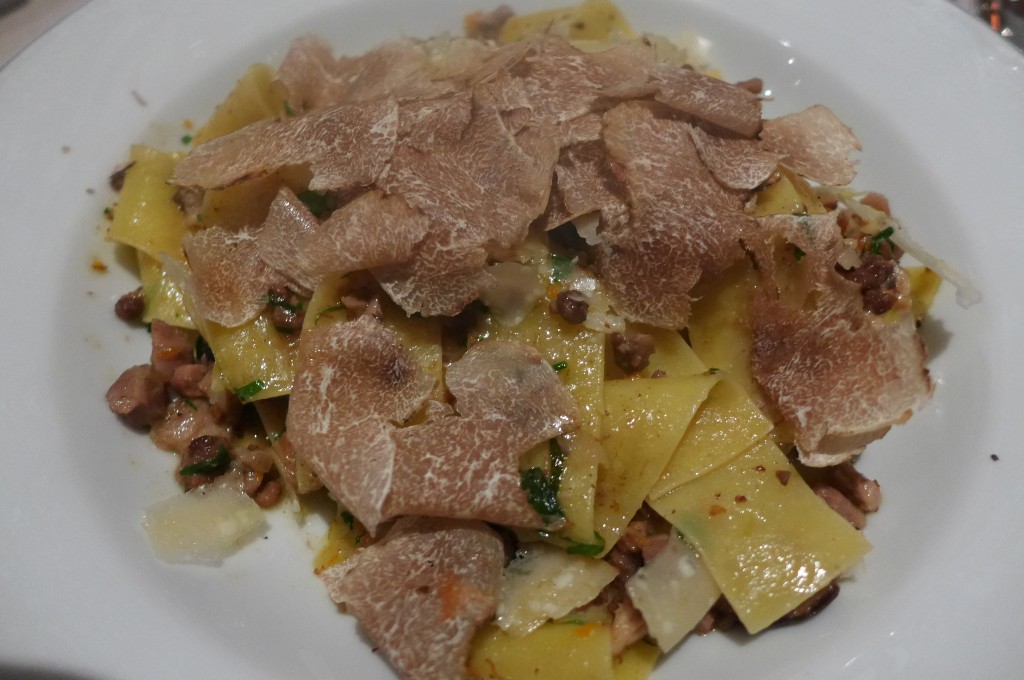 Pappardelle à la truffe blanche © GP