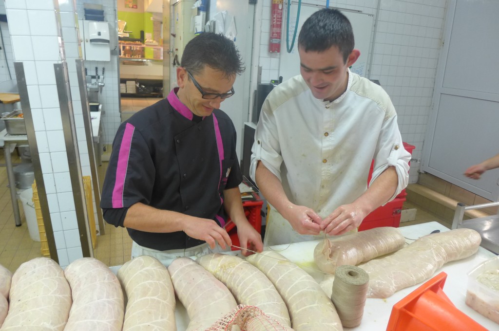 Fabrication de l'andouille © GP