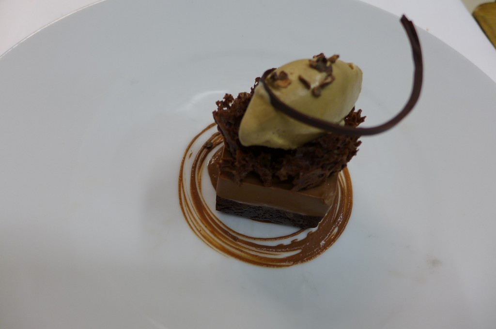 La "légèreté"au chocolat et glace Guinness © GP