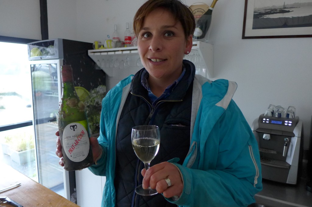 Caroline et le muscadet de Métaireau © GP