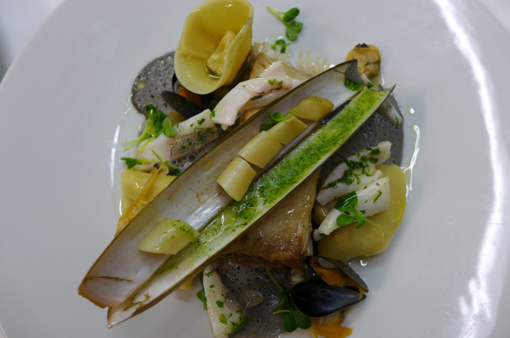 Turbot aux coquillages © GP