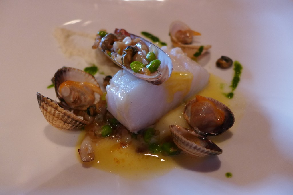 Filet de lieu et coquillages © GP