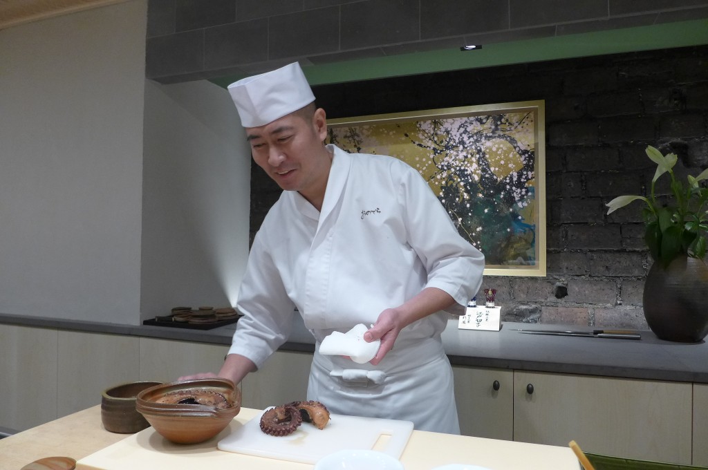 Takeshi Morooka et le poulpe © GP