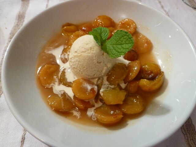 Poêlee de mirabelles