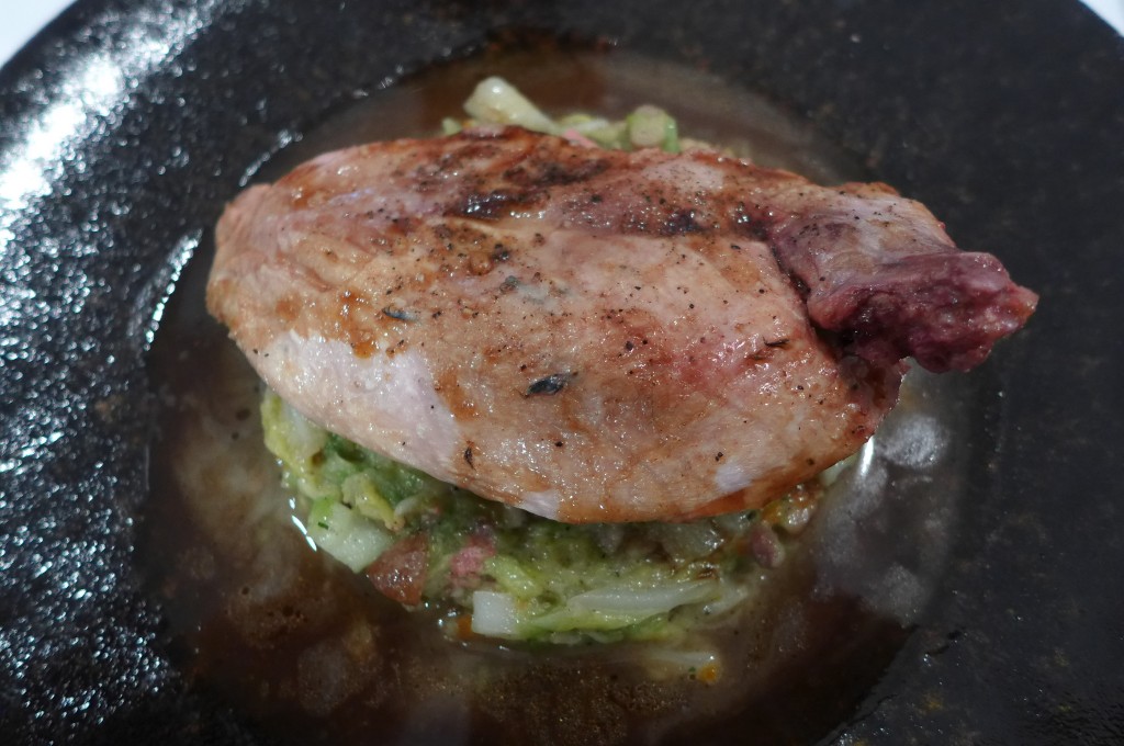 Poule faisane aux choux © GP