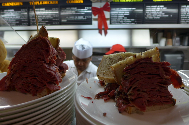 Sandwiches au pastrami © GP