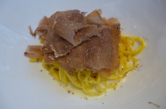 Pâtes à la truffe blanche © GP