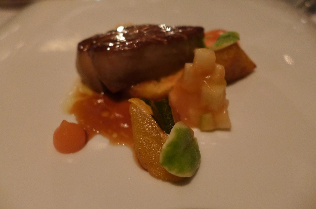 Foie gras chaud au coing © GP