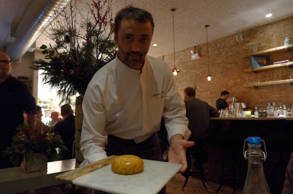 Frédéric Duca et la tourte © GP
