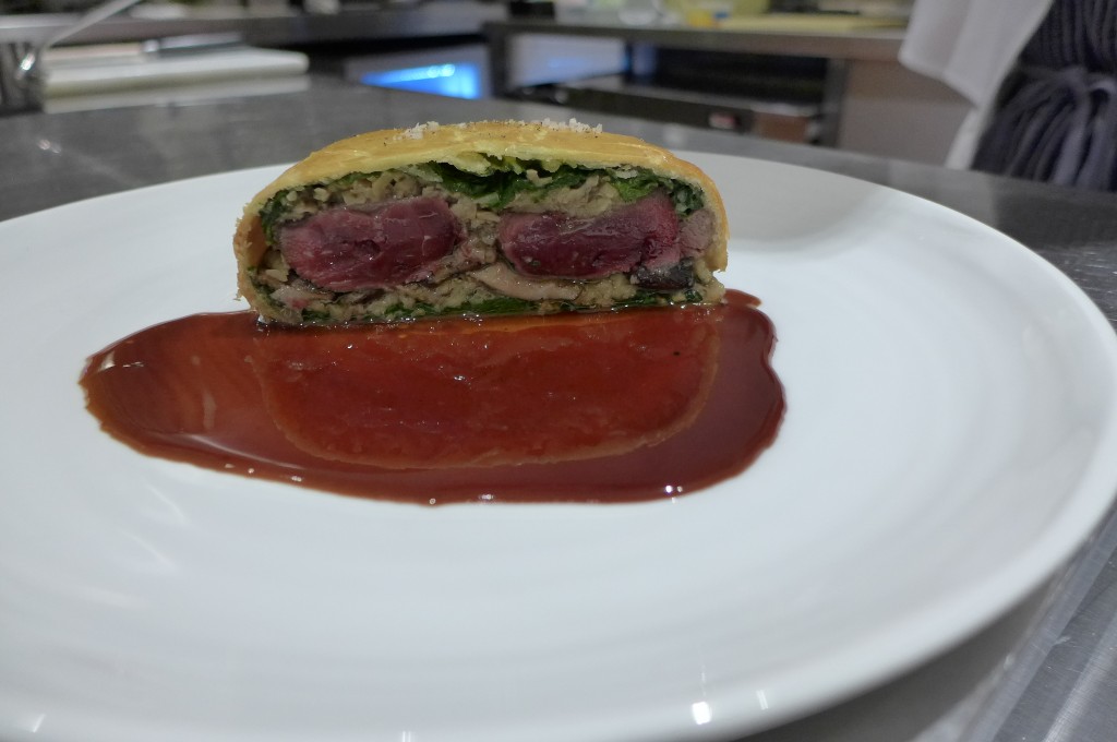 Tourte de palombe aqu foie gras © GP