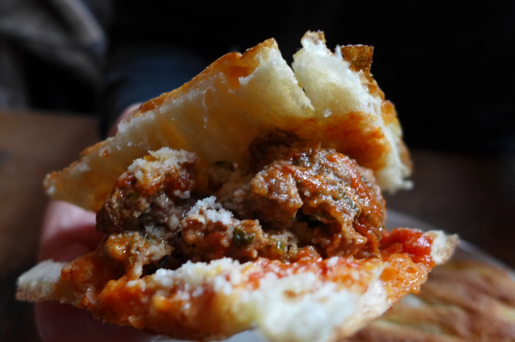 Sandwich aux meatballs © GP
