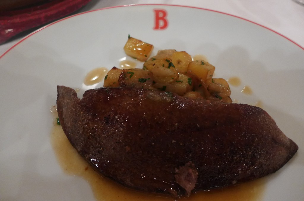 Foie de veau et pommes lyonnaises © GP