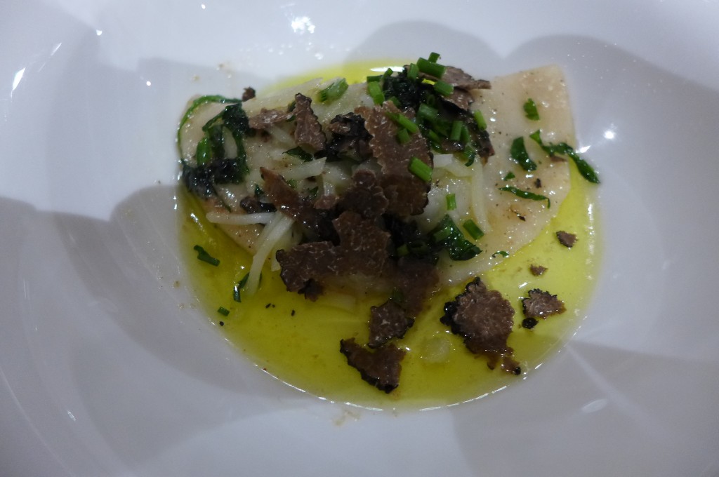 Ravioli d'épinard aux truffes © GP