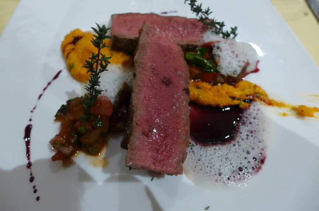 Entrecôte,polenta, ratatouille © GP