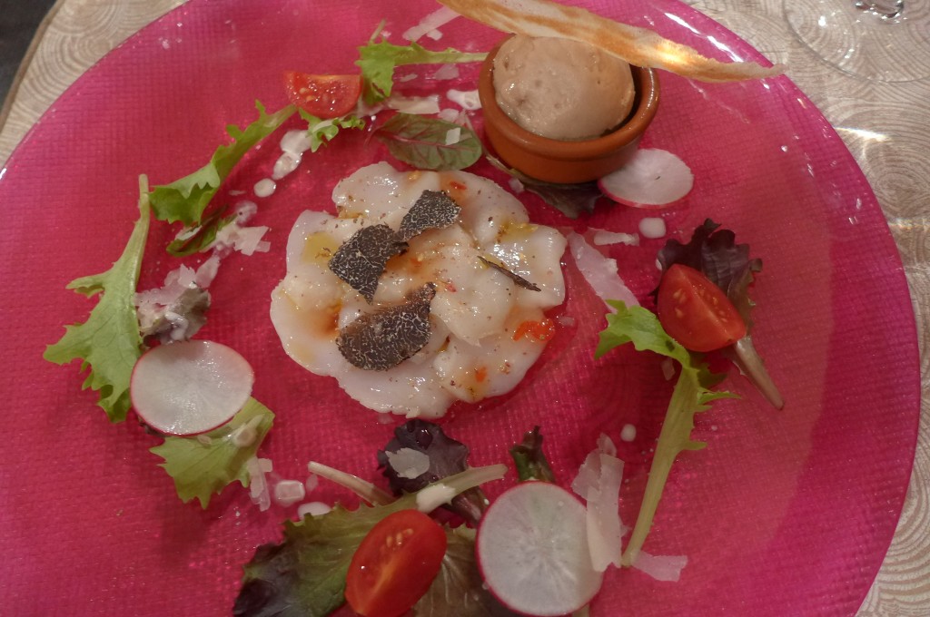Carpaccio de St Jacques © GP