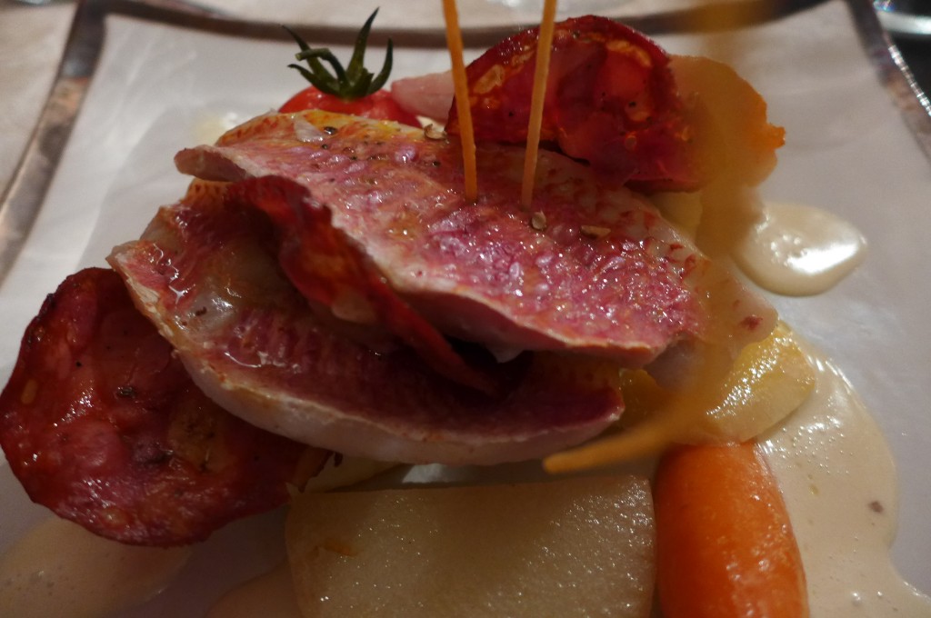 Rouget au chorizo © GP
