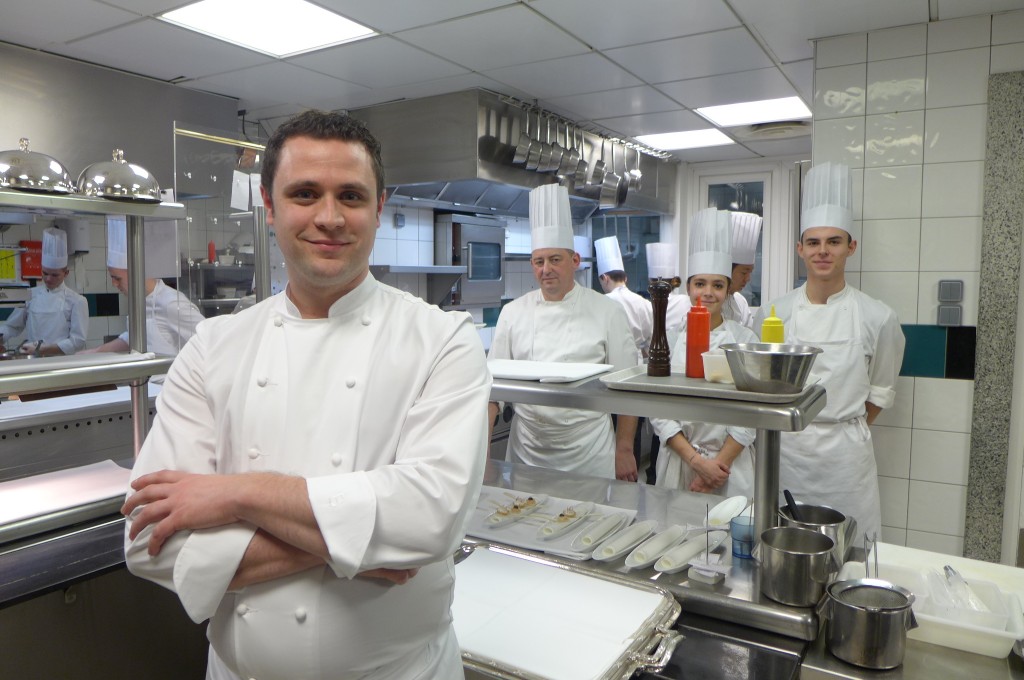 Adrien Trouilloud en cuisine © GP