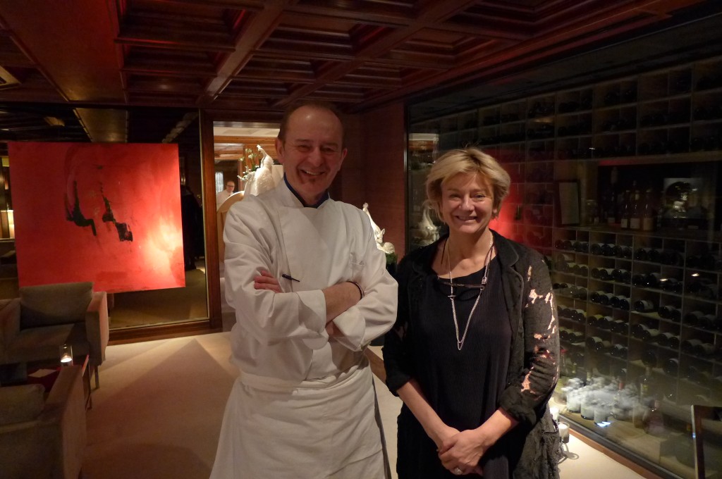 Jean-Georges et Cathy Klein, le 30/12/14 © GP