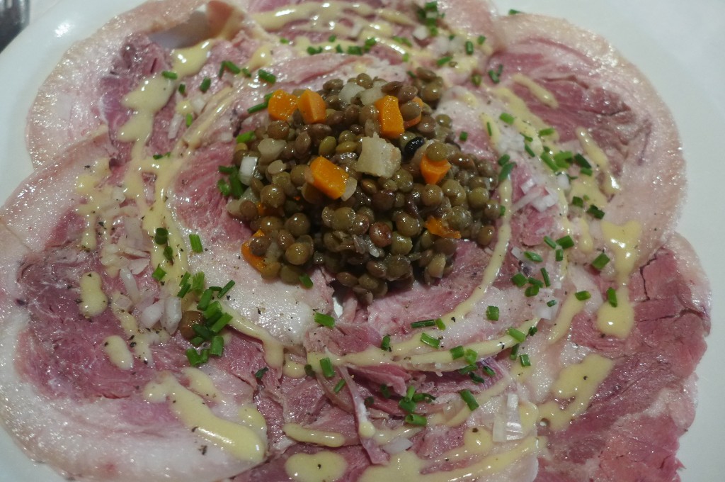 Emincé de tête de cochon © GP