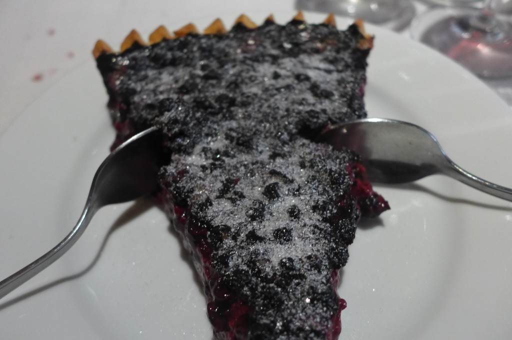 Tarte aux myrtilles © GP