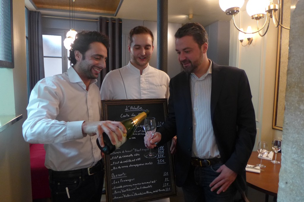 Alexandre Taittinger,  Emeric le Puil, Charles-César d'Amat © GP