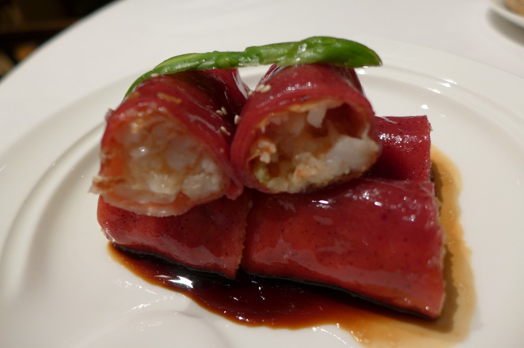 Crêpes de riz rouge © GP
