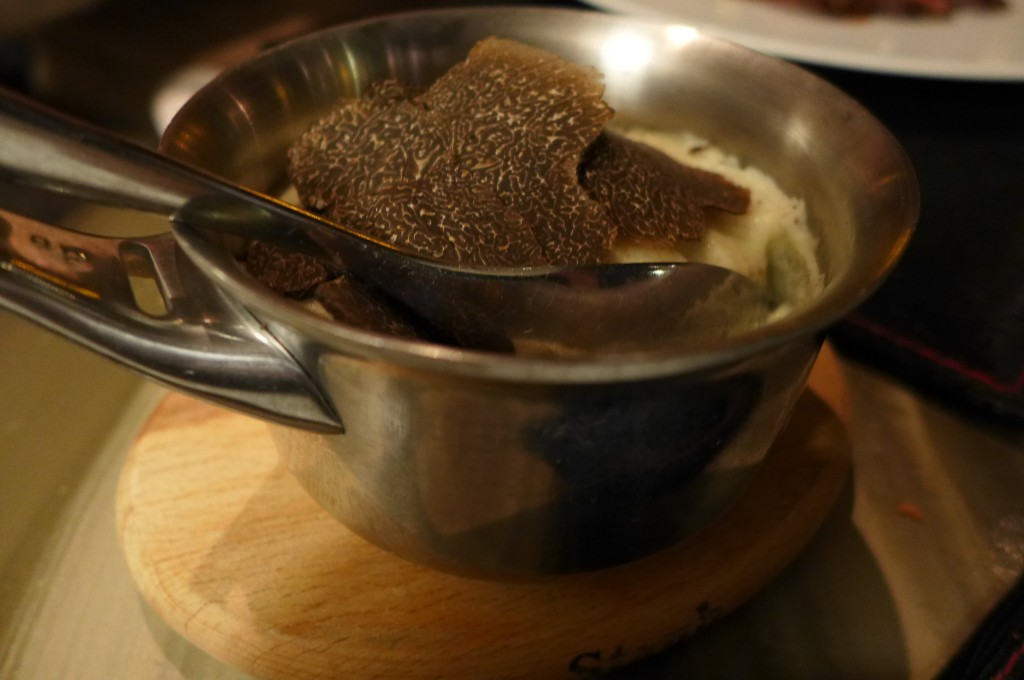 Purée de pommes de terre aux truffes © GP