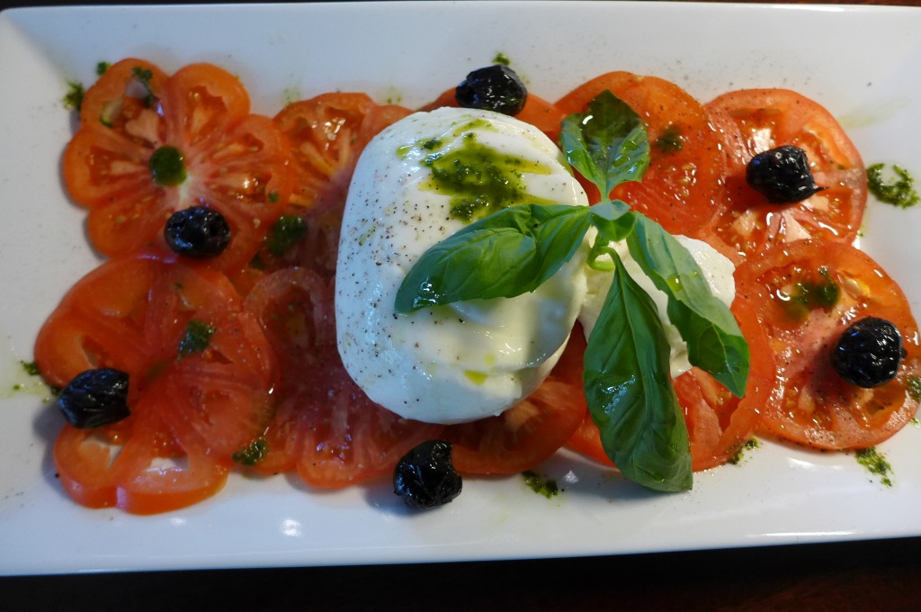 Tomates, burrata © GP