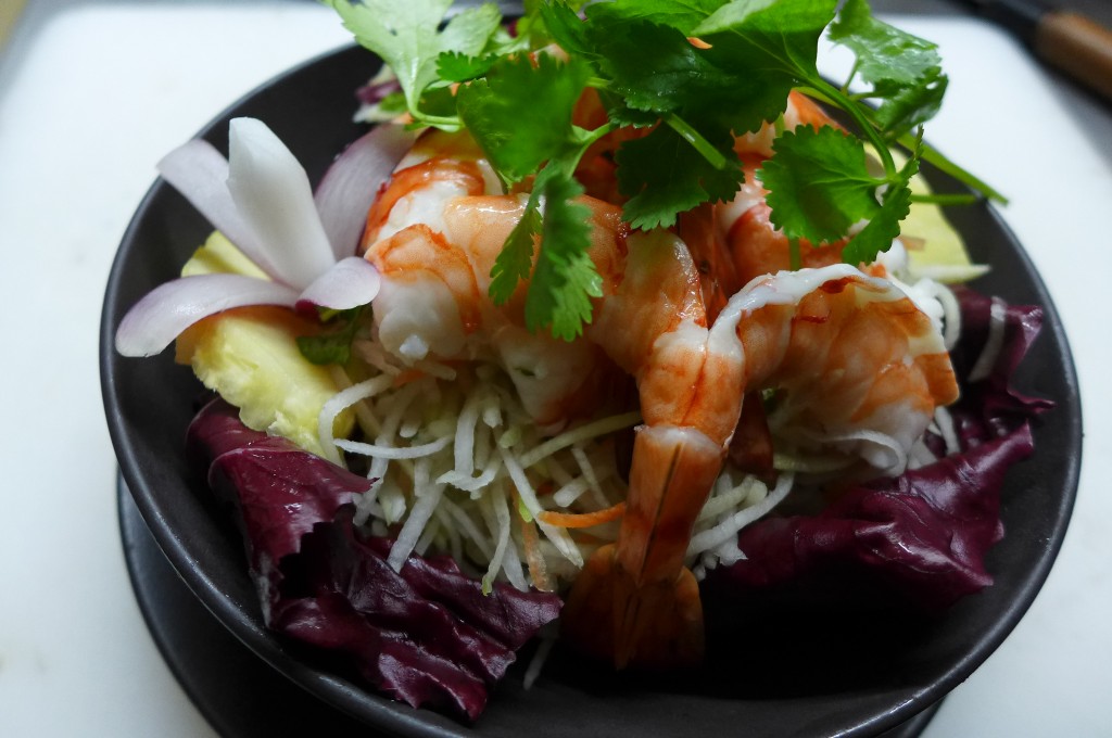 Salade de papaye aux crevettes © GP