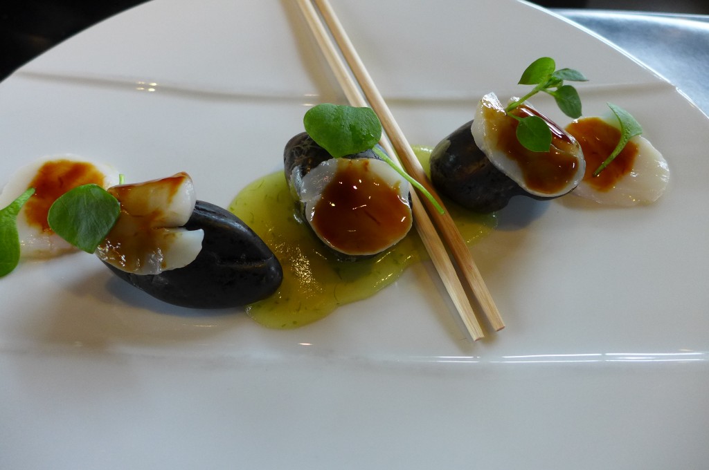 Sashimi de saint-jacques © GP