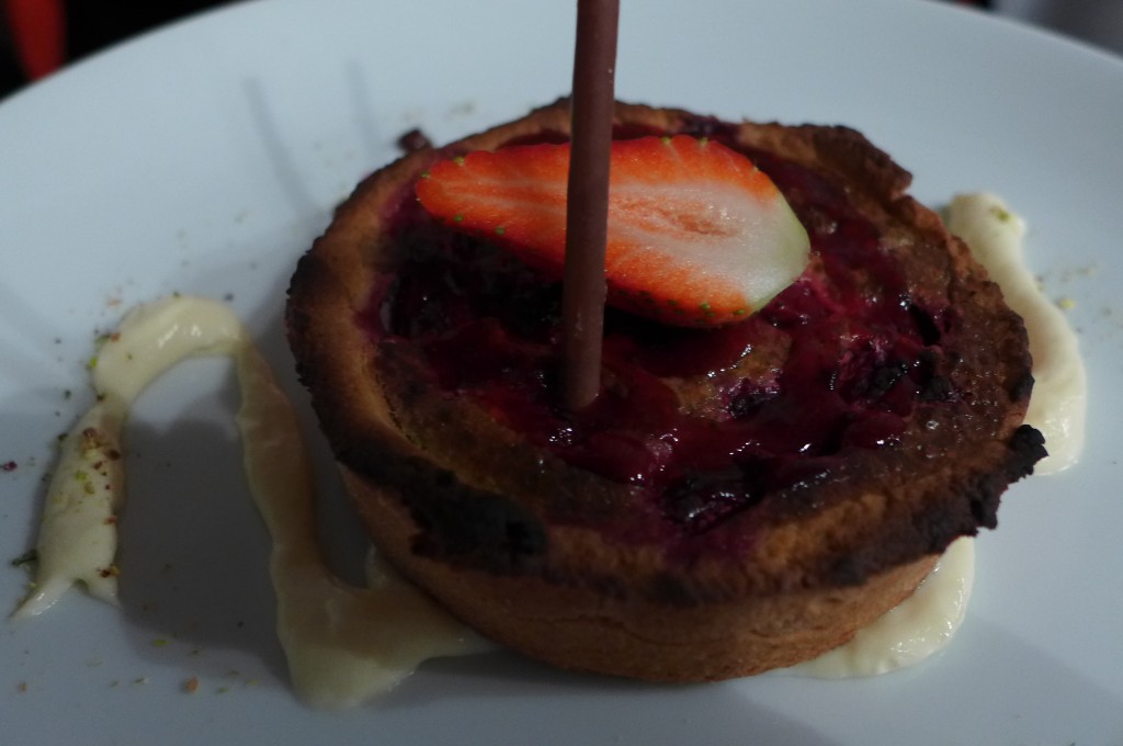 Tarte aux framboises et frangipane © GP