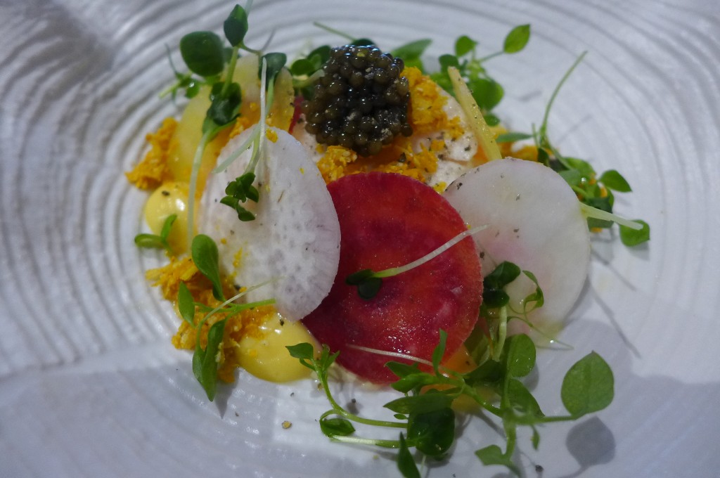 Oeuf parfait et légumes d'hiver © GP