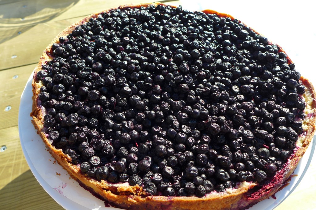 Tarte aux myrtilles © GP