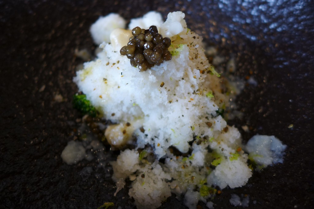 Chou-fleur et caviar © GP