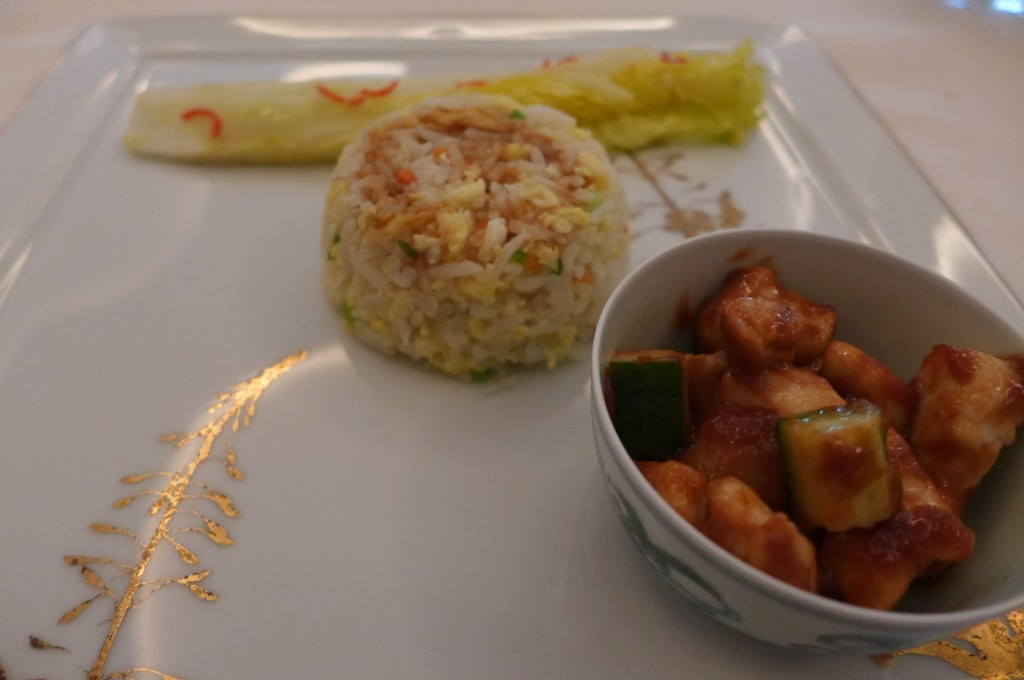 Poulet et riz sauté © GP