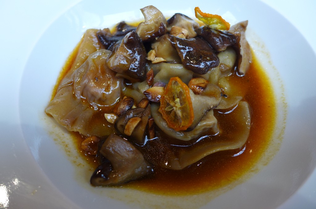 Ravioles de foie gras aux champignons © GP