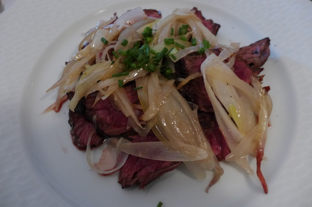 Onglet à l'échalote © GP