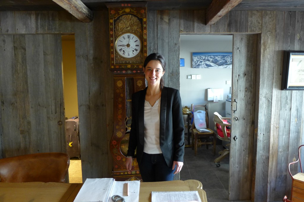 Audrey Mattis à l'accueil © GP